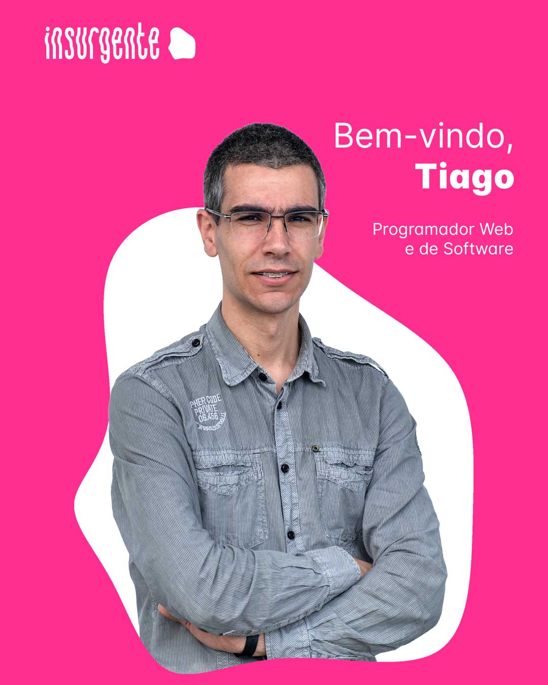 Capa do diário: Tiago Martins, novo programador web da equipa Insurgente