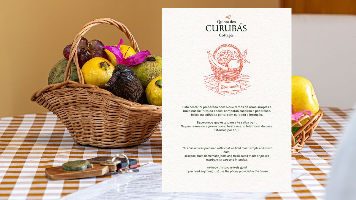 Materiais de comunicação da Quinta dos Curubas